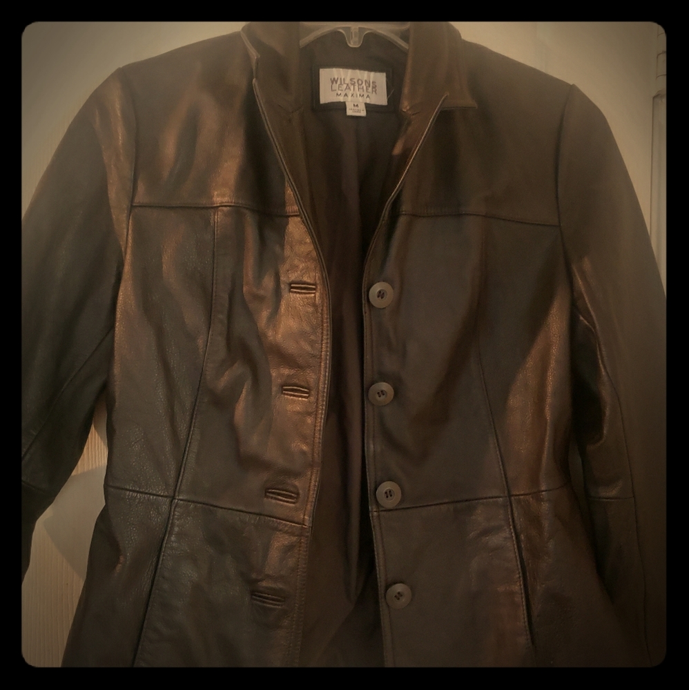 Women's leather jacket
